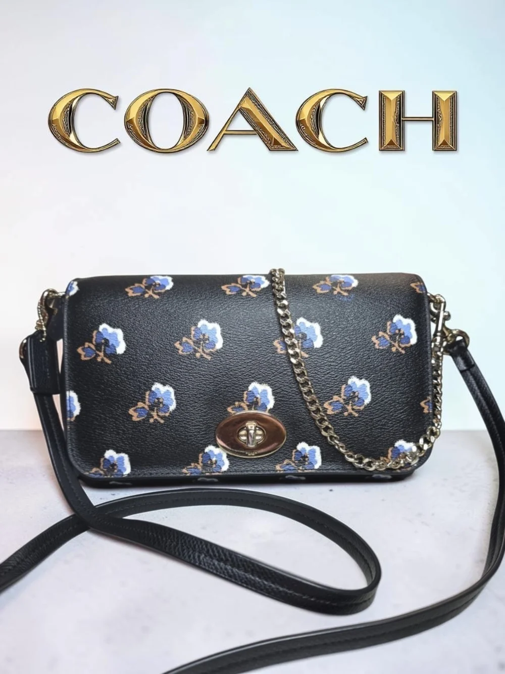 COACH Mini Ruby 3 WAY Bag in Bramble Rose 2015 EUC